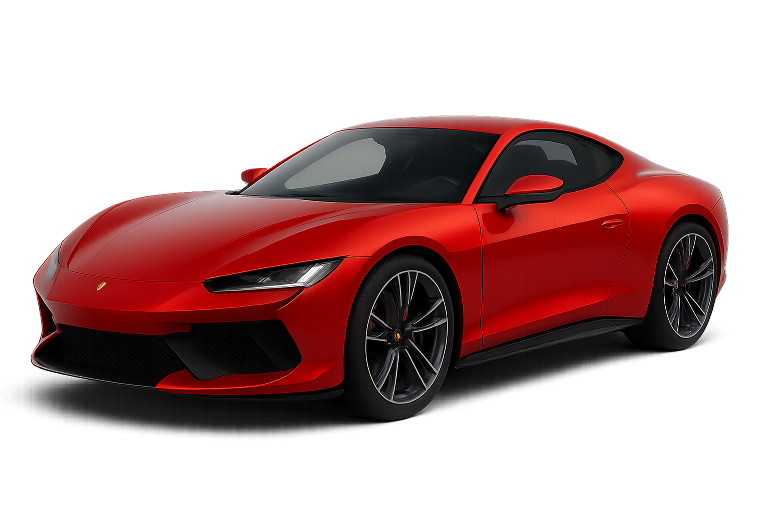 Coche deportivo rojo